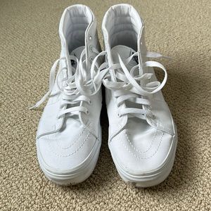 Vans Sk8-Hi™ Tapered, in like new shape, size W 11, M 9.5